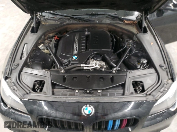 2014 BMW 5 Series 535i with VIN WBA5B1C5XED475536, listed as a Copart auction lot 52823305 with 144,013 mi miles and Clean Title. Bid and sale history available at carsss.com. Image 11.