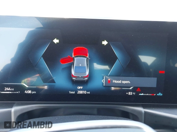 2025 BMW 4 Series 430i with VIN WBA43DA00SCS10563, listed as a IAAI auction lot 42510336 with 20,810 mi miles and . Bid and sale history available at DreamBid. Image 7.