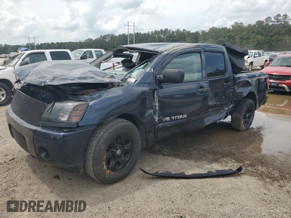 2006 Nissan Titan XE with VIN 1N6BA07A26N573818, listed as a Copart auction lot 55362945 with Not provided miles and Salvage title. Bid and sale history available at DreamBid. Image 1.