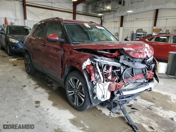 2024 Chevrolet TrailBlazer LT with VIN KL79MPSL5RB082463, listed as a Copart auction lot 46459905 with NaN miles and Salvage Title. Bid and sale history available at carsss.com. Image 4.