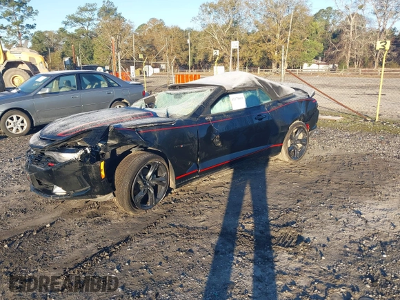 2019 Chevrolet Camaro 1LT with VIN 1G1FB3DS4K0156054, listed as a IAAI auction lot 41178869 with 29,354 mi miles. Bid and sale history available at carsss.com. Image 2.