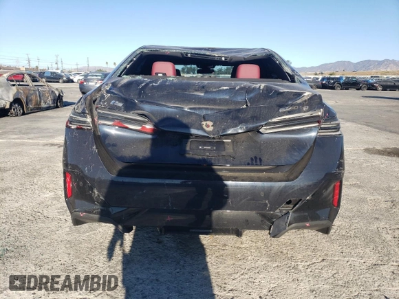 2024 BMW i5 eDrive40 with VIN WBY33FK03RCR92861, listed as a Copart auction lot 88443755 with 13,138 mi miles and Salvage title. Bid and sale history available at DreamBid. Image 6.