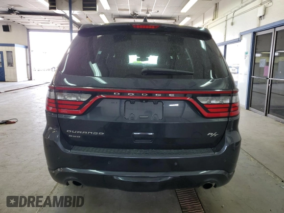 2015 Dodge Durango R/T with VIN 1C4SDJCT8FC772312, listed as a Copart auction lot 56235075 with 61,813 mi miles and Salvage title. Bid and sale history available at DreamBid. Image 6.