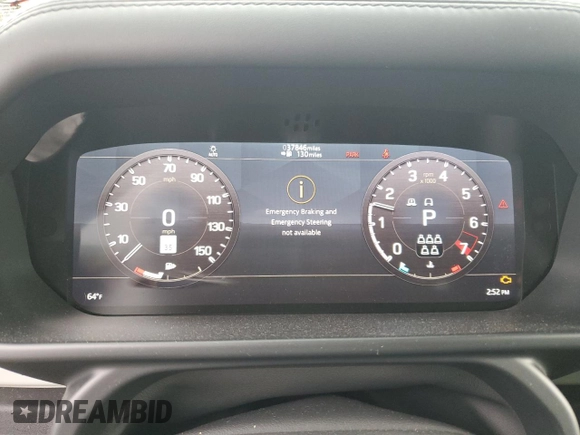 2020 Land Rover Defender HSE with VIN SALE9EEU6L2025605, listed as a Copart auction lot 50646375 with 37,846 mi miles and Salvage title. Bid and sale history available at DreamBid. Image 9.