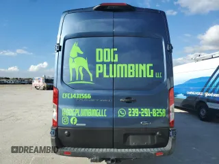 2024 Ford Transit Cargo with VIN 1FTRU8XG8RKA15196, listed as a Copart auction lot 84198984 with 12,267 mi miles and Salvage Title. Bid and sale history available at DreamBid. Image 6.