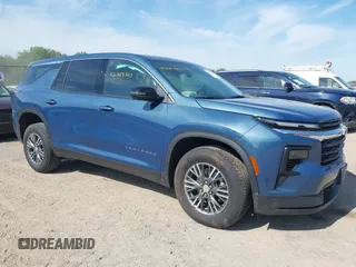 2024 Chevrolet Traverse FWD LS with VIN 1GNEREKS4RJ190066, listed as a IAAI auction lot 42354323 with 7,117 mi miles and . Bid and sale history available at DreamBid. Image 1.