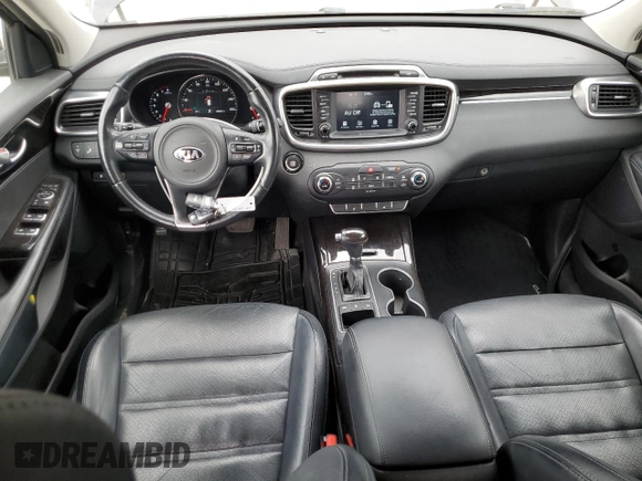 2018 Kia Sorento EX with VIN 5XYPHDA58JG423218, listed as a Copart auction lot 59315515 with 63,687 mi miles and Salvage title. Bid and sale history available at DreamBid. Image 8.