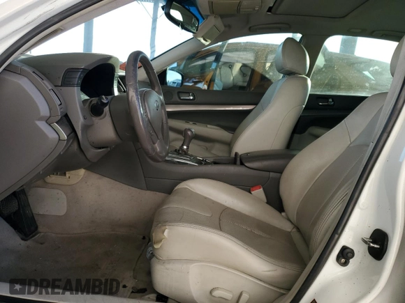 2012 Infiniti G25 Journey with VIN JN1DV6APXCM700433, listed as a Copart auction lot 85270994 with Not provided miles and Salvage title. Bid and sale history available at DreamBid. Image 7.