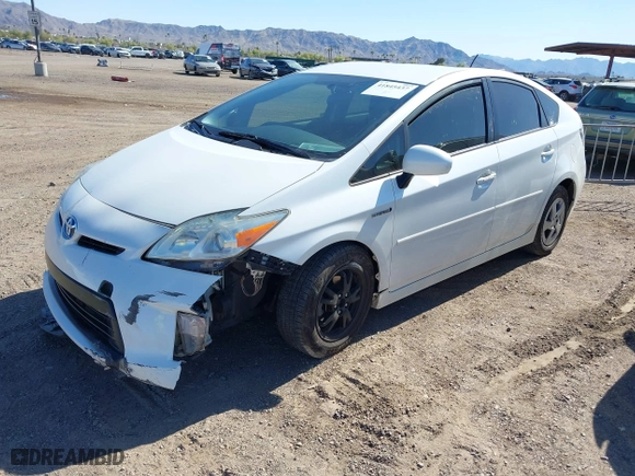2013 Toyota Prius One with VIN JTDKN3DU7D5545193, listed as a IAAI auction lot 41845437 with 164,489 mi miles. Bid and sale history available at carsss.com. Image 17.