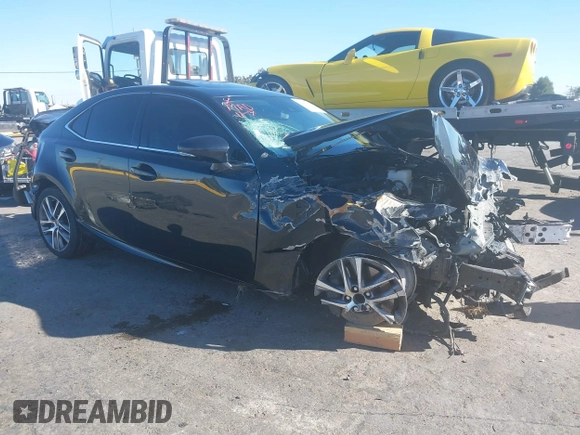 2019 Lexus IS with VIN JTHBA1D23K5099666, listed as a IAAI auction lot 40810912 with 33,730 mi miles. Bid and sale history available at carsss.com. Image 1.