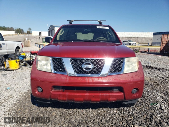 2005 Nissan Pathfinder SE with VIN 5N1AR18U55C755086, listed as a Copart auction lot 46274415 with 263,713 mi miles and Salvage Title. Bid and sale history available at carsss.com. Image 5.