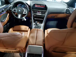 2022 BMW 8 Series 840i with VIN WBAGV4C06NCH11761, listed as a Copart auction lot 79094614 with 37,994 mi miles and Salvage title. Bid and sale history available at DreamBid. Image 8.