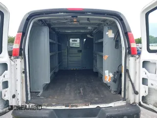 2014 Chevrolet Express Cargo Van with VIN 1GCWGFFA2E1111014, listed as a IAAI auction lot 42190194 with 97,172 mi miles. Bid and sale history available at carsss.com. Image 8.