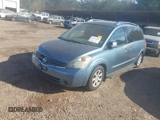 2009 Nissan Quest S with VIN 5N1BV28U89N103840, listed as a IAAI auction lot 41674318 with 194,857 mi miles. Bid and sale history available at carsss.com. Image 2.