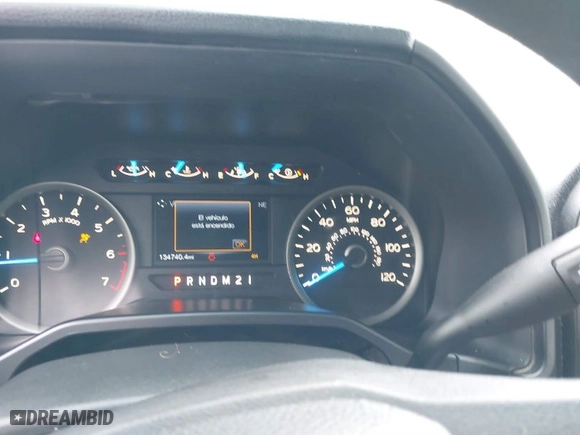 2017 Ford F-150 XL with VIN 1FTEW1EP2HKC26704, listed as a IAAI auction lot 41570389 with 134,740 mi miles. Bid and sale history available at carsss.com. Image 7.