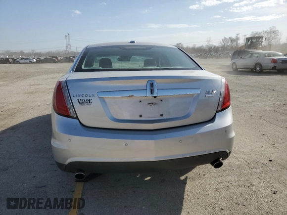2010 Lincoln MKS EcoBoost with VIN 1LNHL9FT6AG612143, listed as a Copart auction lot 49469855 with 154,310 mi miles and Salvage Title. Bid and sale history available at DreamBid. Image 6.