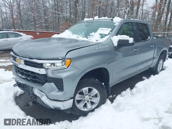 2025 Chevrolet Silverado 1500 with VIN 3GCUKDED2SG147675, listed as a IAAI auction lot 41548947 with 9,738 mi miles and . Bid and sale history available at DreamBid. Image 16.