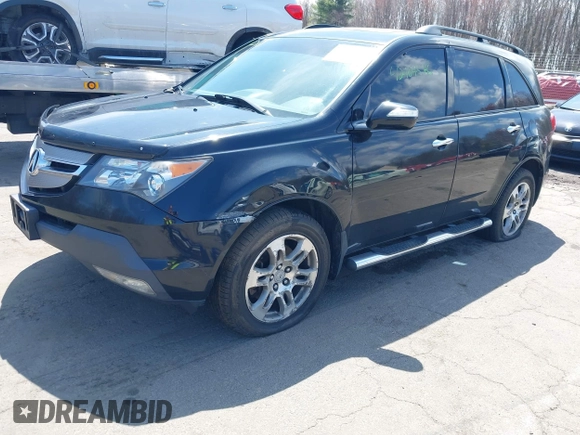 2009 Acura MDX Tech Pkg with VIN 2HNYD28619H526894, listed as a IAAI auction lot 42104576 with 199,384 mi miles. Bid and sale history available at carsss.com. Image 2.