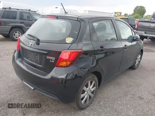 2015 Toyota Yaris L with VIN VNKKTUD33FA017154, listed as a IAAI auction lot 39828518 with 248,632 mi miles. Bid and sale history available at carsss.com. Image 4.