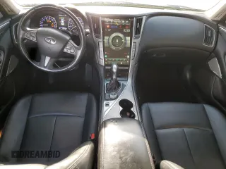 2017 Infiniti Q50 Premium with VIN JN1EV7AP4HM730609, listed as a Copart auction lot 87855375 with 105,949 mi miles and Salvage Title. Bid and sale history available at DreamBid. Image 8.