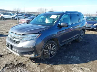 2021 Honda Pilot Elite with VIN 5FNYF6H09MB032350, listed as a IAAI auction lot 41514472 with 45,008 mi miles. Bid and sale history available at carsss.com. Image 17.