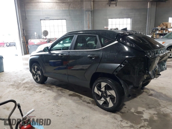 2024 Hyundai Kona Limited with VIN KM8HECA35RU097714, listed as a IAAI auction lot 40592804 with 6,971 mi miles. Bid and sale history available at carsss.com. Image 3.