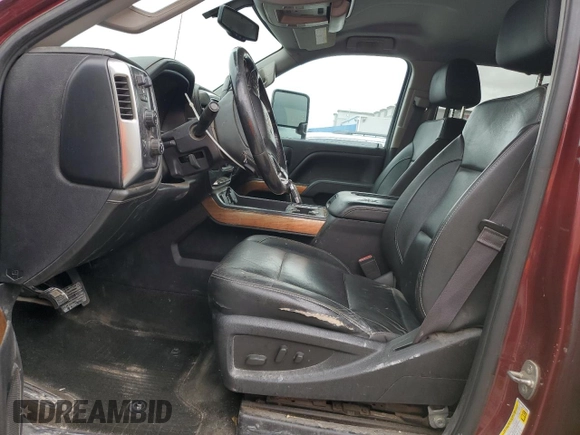 2016 Chevrolet Silverado 3500HD LTZ with VIN 1GC4K0C8XGF159628, listed as a Copart auction lot 74576054 with 0 mi miles and Salvage Title. Bid and sale history available at carsss.com. Image 7.
