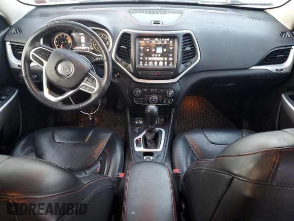 2017 Jeep Cherokee Trailhawk L Plus with VIN 1C4PJMBS2HD228037, listed as a Copart auction lot 41365075 with 84,479 mi miles and Salvage Title. Bid and sale history available at carsss.com. Image 8.
