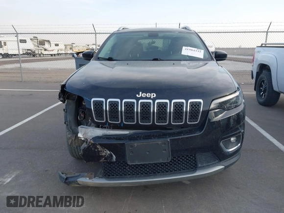 2019 Jeep Cherokee Limited with VIN 1C4PJMDXXKD245877, listed as a IAAI auction lot 41984332 with 103,300 mi miles and . Bid and sale history available at carsss.com. Image 13.