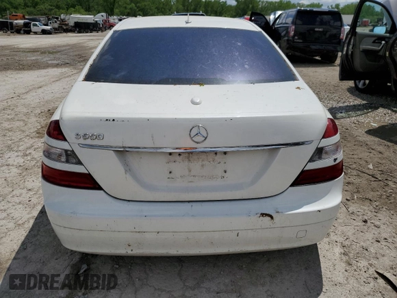 2007 Mercedes-Benz S 550 with VIN WDDNG71X87A075285, listed as a Copart auction lot 55173695 with 166,032 mi miles and Clean Title. Bid and sale history available at DreamBid. Image 6.