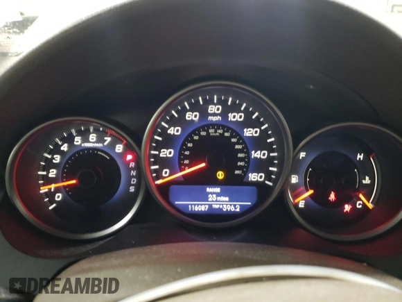 2009 Acura RL Technology z VIN JH4KB26619C001663, wystawiony jako Copart lot #47547405 z przebiegiem 116 087 mil mil oraz Szkoda całkowita • Salvage title. Historia ofert i sprzedaży dostępna na DreamBid. Obrazek 9.