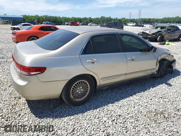 2003 Honda Accord LX z VIN 1HGCM56353A015271, wystawiony jako Copart lot #57214495 z przebiegiem 206 404 mil mil oraz Czysty tytuł • Clean title. Historia ofert i sprzedaży dostępna na DreamBid. Obrazek 3.