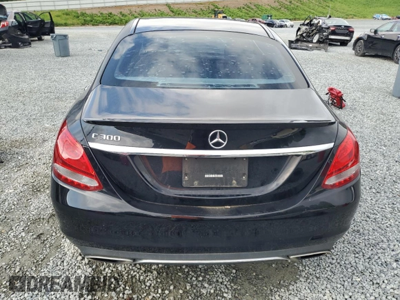 2016 Mercedes-Benz C 300 with VIN 55SWF4JB7GU129184, listed as a Copart auction lot 64310895 with 136,660 mi miles and Salvage title. Bid and sale history available at DreamBid. Image 6.