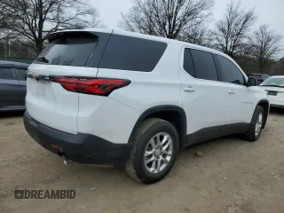 2022 Chevrolet Traverse LS with VIN 1GNEVFKW3NJ194785, listed as a Copart auction lot 89382785 with 30,809 mi miles and Salvage Title. Bid and sale history available at carsss.com. Image 3.