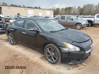 2012 Nissan Maxima S with VIN 1N4AA5AP8CC844015, listed as a IAAI auction lot 41689917 with 101,227 mi miles and . Bid and sale history available at DreamBid. Image 1.