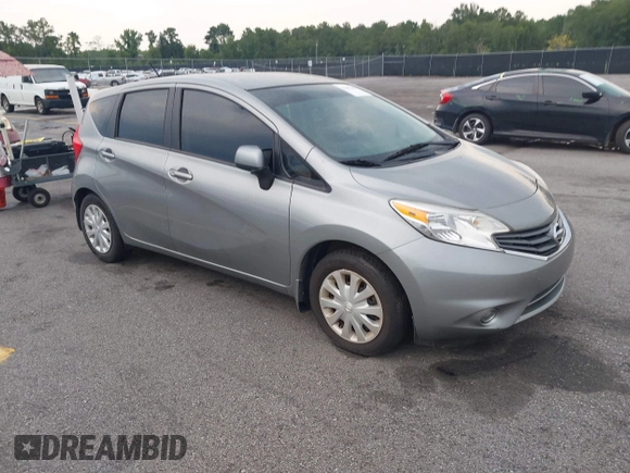 2014 Nissan Note S Plus z VIN 3N1CE2CPXEL402849, wystawiony jako IAAI lot #42663462 z przebiegiem 147 216 mil mil oraz . Historia ofert i sprzedaży dostępna na DreamBid. Obrazek 1.