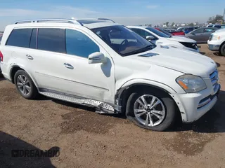 2011 Mercedes-Benz GL-Class GL 550 with VIN 4JGBF8GE7BA749183, listed as a IAAI auction lot 41626371 with 132,215 mi miles. Bid and sale history available at carsss.com. Image 1.