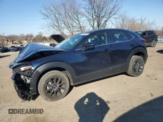 2023 Mazda CX-30 S with VIN 3MVDMBAMXPM553151, listed as a Copart auction lot 47517205 with 23,629 mi miles and Salvage Title. Bid and sale history available at carsss.com. Image 1.