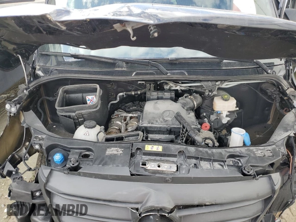 2024 Mercedes-Benz Sprinter with VIN W1Z4NFHY1RP657272, listed as a Copart auction lot 81837014 with Not Provided miles and Salvage Title. Bid and sale history available at DreamBid. Image 12.