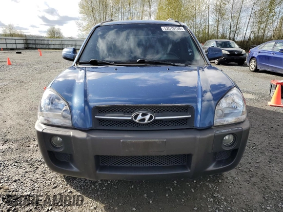 2006 Hyundai Tucson GLS with VIN KM8JN12DX6U393613, listed as a Copart auction lot 52649755 with 220,571 mi miles and Clean Title. Bid and sale history available at carsss.com. Image 5.