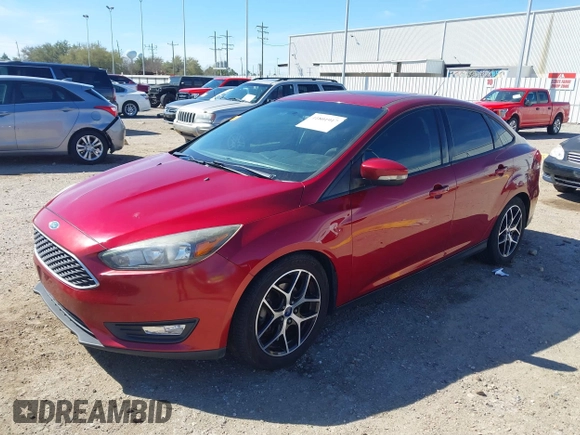 2017 Ford Focus SEL with VIN 1FADP3H26HL337731, listed as a IAAI auction lot 41801917 with 213,466 mi miles. Bid and sale history available at carsss.com. Image 17.