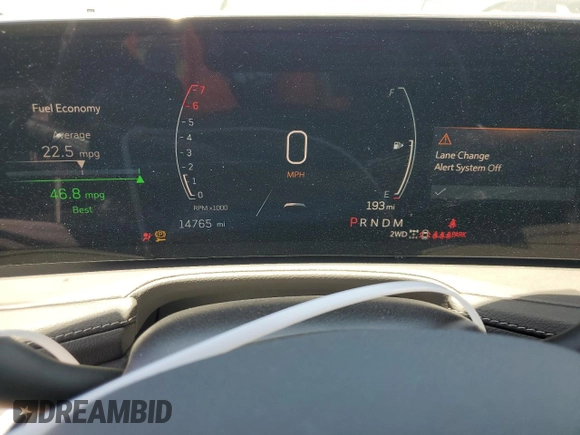 2024 Cadillac XT4 AWD Premium Luxury with VIN 1GYFZDR48RF153128, listed as a Copart auction lot 60712485 with 14,765 mi miles and Salvage title. Bid and sale history available at DreamBid. Image 9.