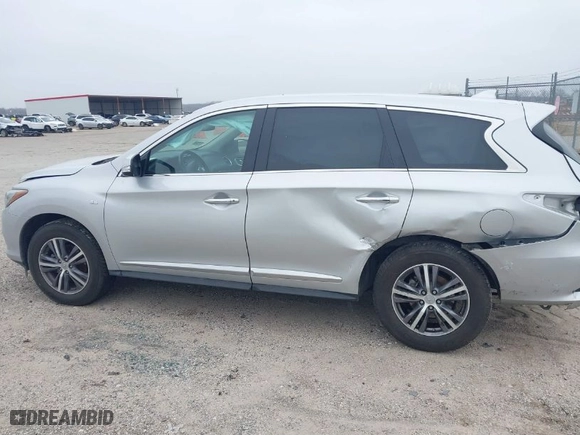 2018 Infiniti QX60 with VIN 5N1DL0MM0JC517011, listed as a IAAI auction lot 41496353 with 46,336 mi miles. Bid and sale history available at carsss.com. Image 14.