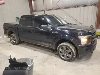 2020 Ford F-150 XL with VIN 1FTEW1E59LFA01308, listed as a Copart auction lot 52005385 with 63,711 mi miles and Salvage Title. Bid and sale history available at carsss.com. Image 4.