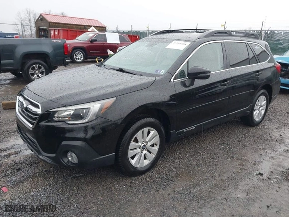 2019 Subaru Outback Premium with VIN 4S4BSAHC8K3318470, listed as a IAAI auction lot 41704888 with 110,114 mi miles. Bid and sale history available at carsss.com. Image 2.