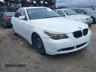2005 BMW 5 Series 530i with VIN WBANA73585B817387, listed as a IAAI auction lot 41183425 with 269,325 mi miles and . Bid and sale history available at carsss.com. Image 1.