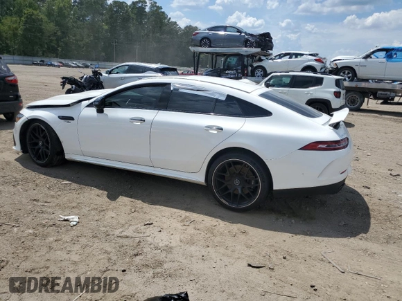 2021 Mercedes-Benz AMG GT 43 с VIN W1K7X5KB4MA041016, выставлен на аукционе Copart как лот 69304774 с пробегом 54 871 миль миль и Списание • Salvage title. История ставок и продаж доступна на DreamBid. Изображение 2.