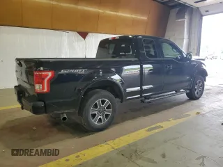 2017 Ford F-150 XL with VIN 1FTEX1EP3HFA17932, listed as a Copart auction lot 57824625 with 98,342 mi miles and Salvage title. Bid and sale history available at DreamBid. Image 3.