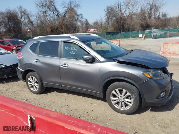 2015 Nissan Rogue SV with VIN KNMAT2MV1FP524545, listed as a IAAI auction lot 41848086 with 188,141 mi miles. Bid and sale history available at carsss.com. Image 14.
