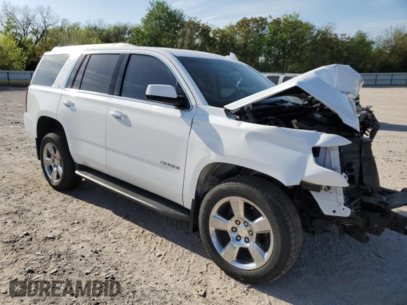 2020 Chevrolet Tahoe LT z VIN 1GNSKBKC7LR124845, wystawiony jako Copart lot #53354715 z przebiegiem Nie podano mil oraz Szkoda całkowita • Salvage title. Historia ofert i sprzedaży dostępna na DreamBid. Obrazek 4.
